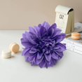 thumbnail image 5 of Simulation Dahlia Flower Head Purple A, Champagne Artificial Flowers Silk Flowers Faux Heads for Table Centerpiece Floral Arrangements Wedding Home Decoration, 1X Artificial Flower, 5 of 5