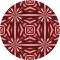 thumbnail image 1 of Ahgly Company Machine Washable Indoor Round Transitional Red Area Rugs, 5' Round, 1 of 7