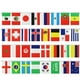 thumbnail image 5 of Banderas nacionales de 9 m, 32 banderas impresas para fiestas en casa, pubs y clubes de fans., 5 of 7