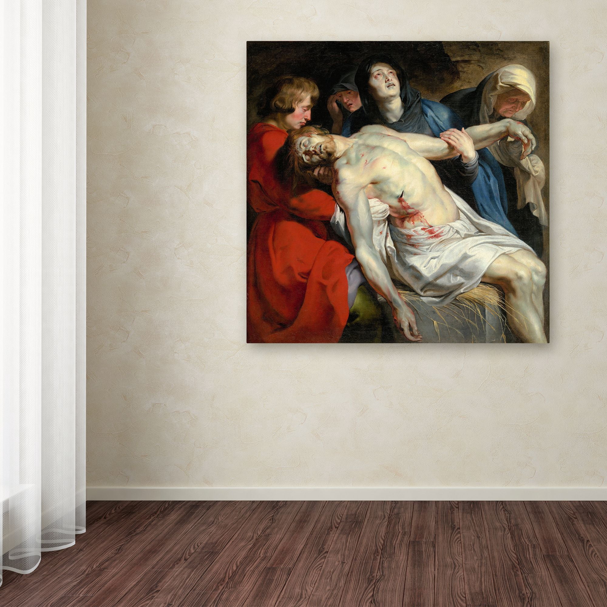 Trademark Fine Art 'The Entombment' Canvas Art by Peter Paul Rubens