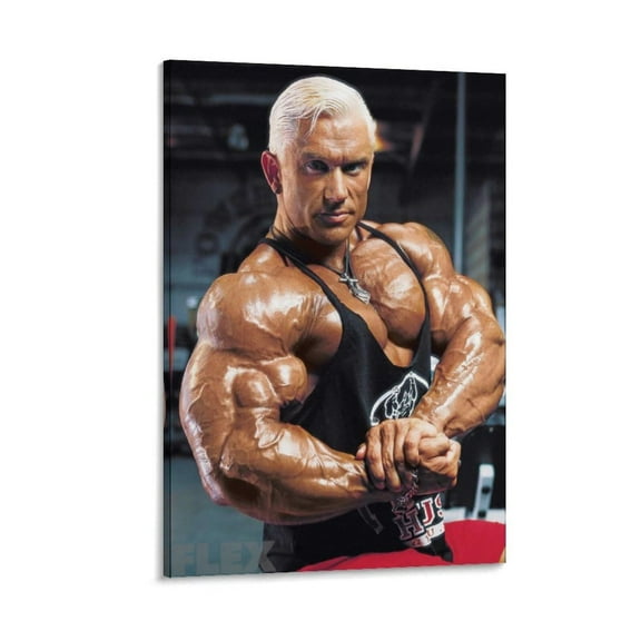 Lee Priest Bodybuilder Fitness Art Poster 5 Canvas Wall Art Print For Room Aesthetic And Decor Poster For Bedroom Living Room Bathroom Kitchen Office Decor