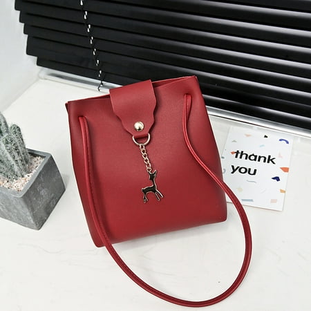 

AIDAIBAG Women Bag Handbag Fawn Pendant One Shoulder Messenger Bag for Women