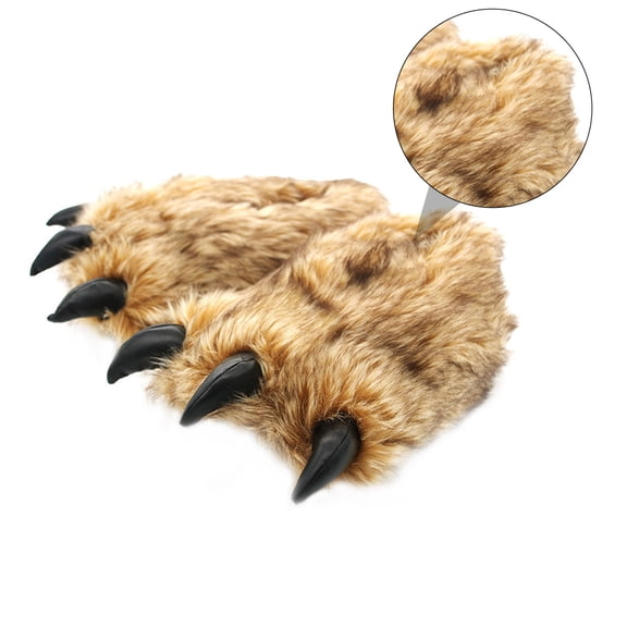 ELAYARD Women's Cartoon Plush Slippers, 1 Pair Cute Non- Indoor Cozy House Shoes for Home Comfort