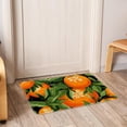 thumbnail image 6 of Tangerine Polyester Non-Slip Indoor Carpet Kitchen Mat - Machine Washable Door Rug Chair Mat, 6 of 6
