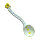 thumbnail image 1 of 2 uds. Cuchara de sopa de cerámica bonita, cuchara pequeña con mango doblado único, cuchara de postre perfecta for desayuno, café y postres, 1 of 2