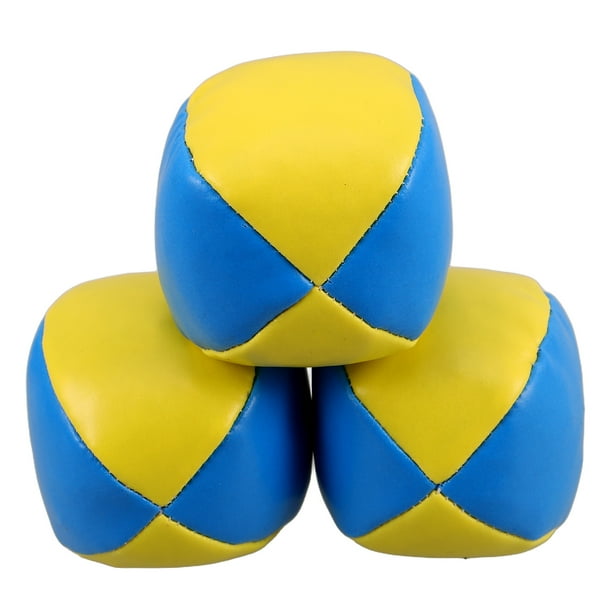 3 pelotas de malabarismo para niños, coloridas y con agarre para mejorar la coordinación mano-ojo en juegos de lanzamiento, para principiantes.