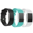 thumbnail image 3 of 3Pcs Silicone Straps Replacement Wristband Watch Band for Fitbit Charge 2, 3 of 8
