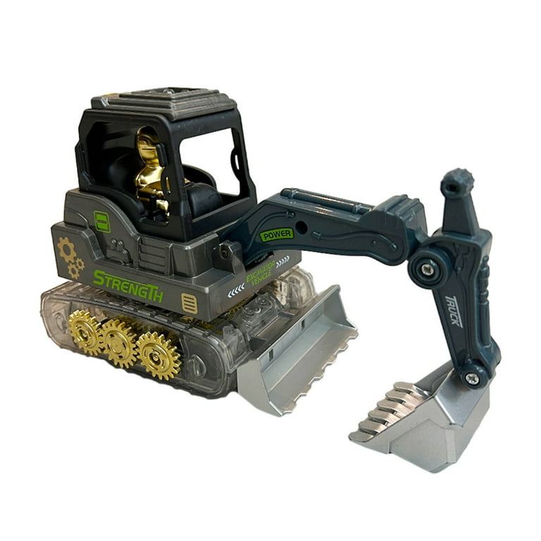 KIHOUT Remote Control Excavator Toy for Boys 4-7 - RC