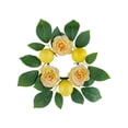 thumbnail image 2 of Guirnalda de flores de plástico, simulación de guirnalda, arreglo festivo de mesa para fiestas y bodas, 2 of 7