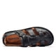 thumbnail image 3 of Sandalias de cuero para hombre de verano Pisos Playa Caminar antideslizante Zapatos casuales de fondo suave Wmkox8yii  123q534, 3 of 9