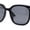 Black Silver - Black, variant on Womens Jewel Chain Arm Inset Lens Horn Rim Flower Pin Sunglasses Black Gold - Black