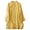 Yellow 3/4 sleeve tshirts, variant on Womens Loose Fit 3/4 Sleeve Double Layered Tops Elegant Crew Neck Button Long Tshirts Ladies Trendy Going out Tunic Tees Shirts White 0713-3/4 sleeve tshirts M