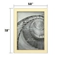 thumbnail image 6 of Stonebriar 5x7 Rectangular Epoxy Single Picture Frame with Easel Back, Cream, 6 of 7