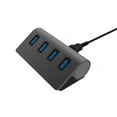 thumbnail image 3 of Sabrent 4 Port Aluminum Usb 3.0 Hub - Usb - External - 4 Usb Port[s] - 4 Usb 3.0 Port[s] - Pc, Mac, Linux (hb-mc3b), 3 of 4