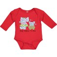 thumbnail image 3 of Inktastic Elephant Future Big Sister Girls Long Sleeve Baby Bodysuit, 3 of 5