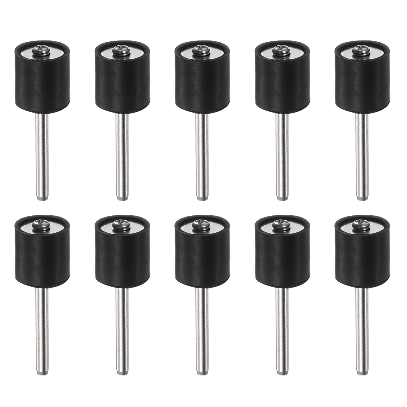 10 Packs 1/2 Inch Sanding Drum Rubber Mandrels 1/8 inch Shank Sanding