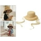 thumbnail image 5 of de moda ños de , sombrero de terre con ajustable, gorras superiores de protección solar para - Blanca blanca Macarena Sombrero de sol para niños, 5 of 8