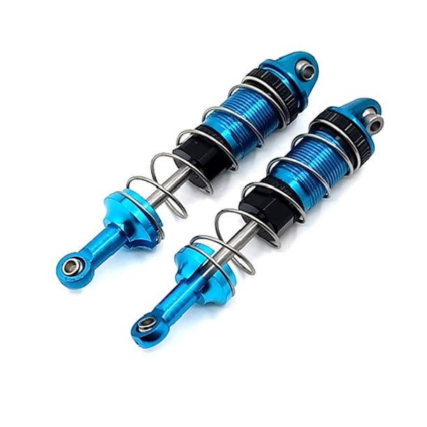 Kit de 2 amortiguadores delanteros Bewildely Metal RC 1:12 azul