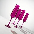 thumbnail image 2 of sheer-amethyst-flute-set-of-4, 2 of 3