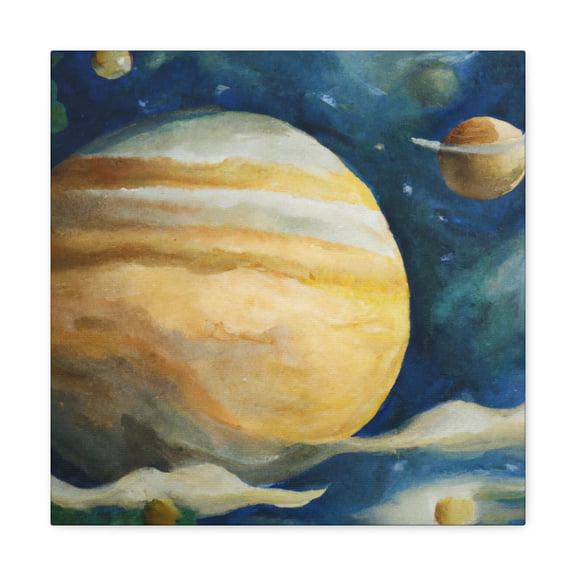 Jupiter's Might Reigns - Canvas