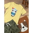 thumbnail image 3 of Cute Sailor Panda T-Shirt Toddler -Image by Shutterstock,  4 Toddler, 3 of 4