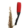 thumbnail image 3 of Sangle de Cou Réglable en Nylon pour Saxophone Alto Tenor Soprano Clarinette avec Crochet en Métal Doux Support d'Épaule Confortable, 3 of 6