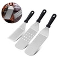 thumbnail image 3 of Stainless Steel Steak Fried Shovel Leaky Spatula Pizza Peel Spade Kitchen Tool, 3 of 9