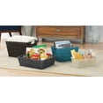 thumbnail image 3 of Whitmor Rattique® Storage Tote - Espresso, 3 of 5