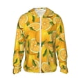 thumbnail image 1 of Vsdgher Sweat à Capuche Imprimé Limes Jaunes pour Hommes Femmes, Manches Longues Protection Solaire Pêche Course Natation-TTG, 1 of 7