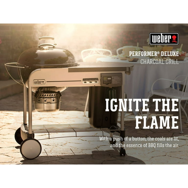 Weber performer top deluxe charcoal bbq