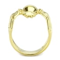 thumbnail image 3 of IP Gold(Ion Plating) Stainless Steel Ring with No Stone for Women No Stone Stone Color Style TK3718 Size 7, 3 of 5