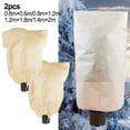 2Pcs Xxl Winter Fleece Plant Cover Protect Large Palm Trees From