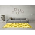 thumbnail image 3 of Ahgly Company Indoor Rectangle Abstract Yellow Modern Area Rugs, 2' x 3', 3 of 4