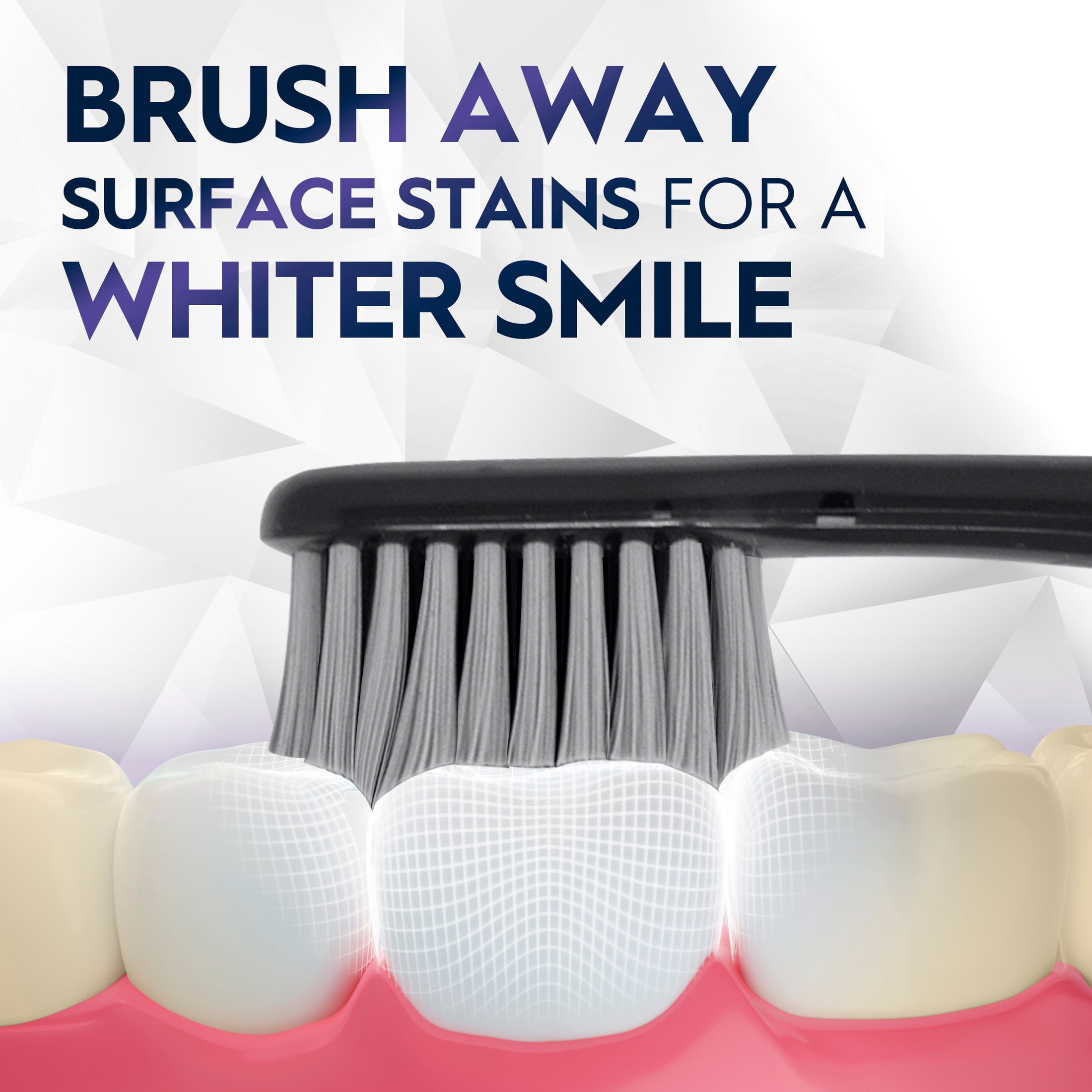 Oral-B Toothbrush Pro Whitening Brilliance, Extra Soft, Black, Coral, and Teal, 4 Count