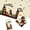 Beige, variant on VOTRUDI Halloween Disposable Tablecloth Plastic Rectangular Table Cover Halloween Party Tablecloth 107.87×53.94in