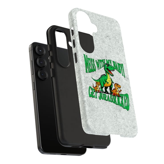 For Samsung Galaxy S23, Dual-Layer, Get Jurasskicked Print, USA