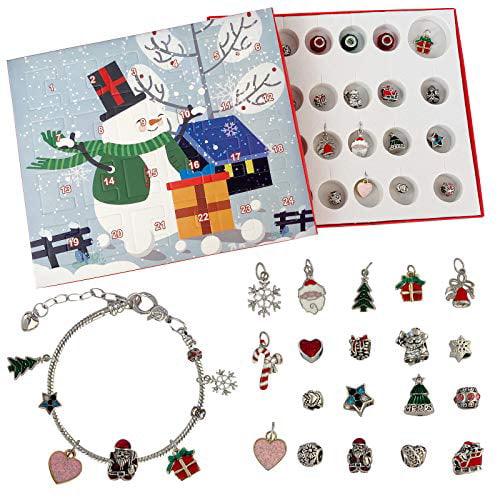 Details about   Advent Calendar 2020 Christmas Countdown Calendar DIY Charm Bracelet Making Kit 