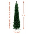 thumbnail image 4 of TEKTRUM 7-feet ARTIFICIAL CHRISTMAS FIR PENCIL TREE FOR CHRISTMAS/HOLIDAY/PARTY (Model TD-SYCT-1610D), 4 of 5