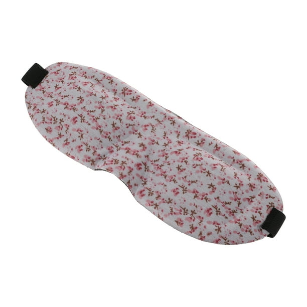 1 Pc Máscara de Sueño 3D Estilo Floral Rosa Suave Cubierta para los Ojos para Descansar