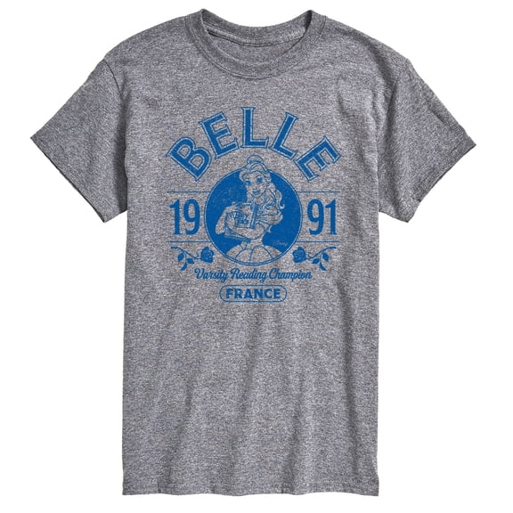 Disney - Belle Collegiate - Men's Short Sleeve Graphic T-Shirt