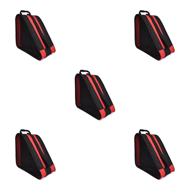 Wosthever Bolsa de zapatos de Skate de un solo hombro Unisex de malla lateral transpirable con compartimento de colección grueso estuche de Type5 NO5