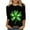 Multicolor, variant on Saint Patricks Day Shirt Funny,Womens Tops Dressy Casual Blouses Womens Blouses for Wedding Plus Size Womens Shirts Athletic Tops Running Shirts