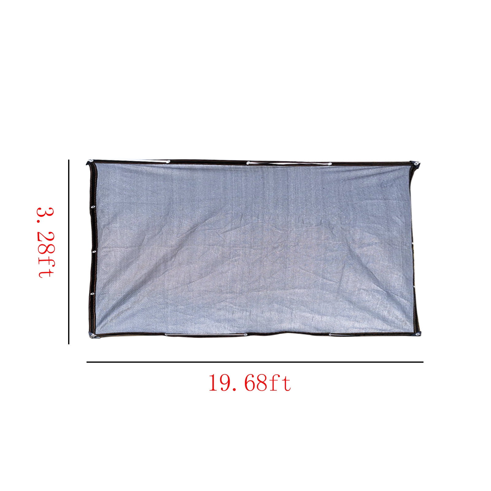 Summer Savings Clearance! Boovnll Sun Shades Outdoor Patio, 3.3x20Ft Rectangle Sand UV Block Sunshade Mesh Insulation Permeable Heavy Duty Shade Cloth for Outdoor Patio Yard Backyard Garden, Sun Shade