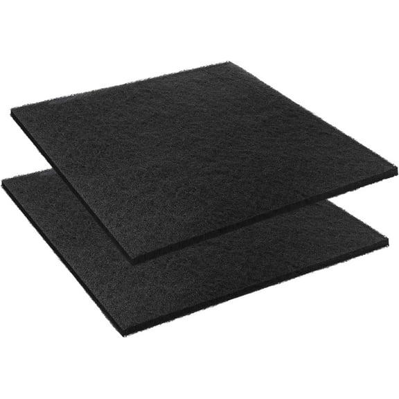 2 Pcs 22'' Oil Drain Splash Pad, No Splatter Pad Square Pad for Car Changing Oil Transmission Drain Pan, Black