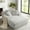 Light Gray, variant on Tmsan 50" W Oversized Chaise Lounge Chair Indoor, Corduroy Comfy Upholstered Boneless Sofa Bed, Deep Seat Sleeper Couch Reading Chairs, Cloud Sofas Couches for Living Room, No Assembly,Drak Gray