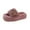 Pink, variant on Wensltd Women Fall Winter Slippers Open Toe Fleece-Lined Fashion Casual Comfort Slippers Lightweight