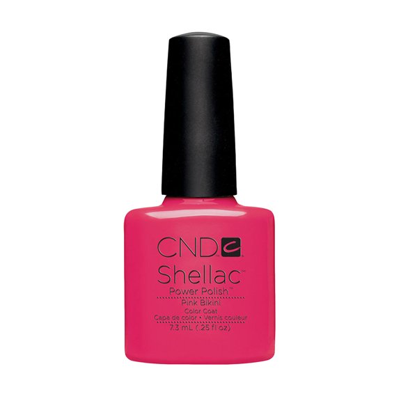 CND Shellac Gel Nail Polish, Pink Bikini, 0.25 Fl Oz