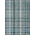 thumbnail image 2 of Addison Rugs Chantille Indoor/Outdoor Transitional Plaid Teal Washable Rectangle Rug, 9' x 12', 2 of 6
