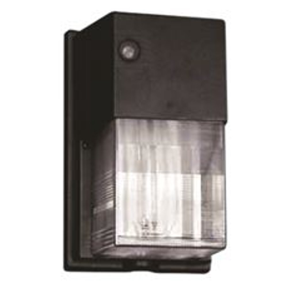 Outdoor Wallpack Fixture, Black, 120 Volts, 1 70Watt High Pressure Sodium Lamp