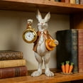 thumbnail image 1 of Fesfesfes Easter Bunny Clock Pocket Watch Figurine Vintage Style Decorative Desktop Ornament with Cute Bunny Design for Spring Home Office Tabletop Display, 1 of 6